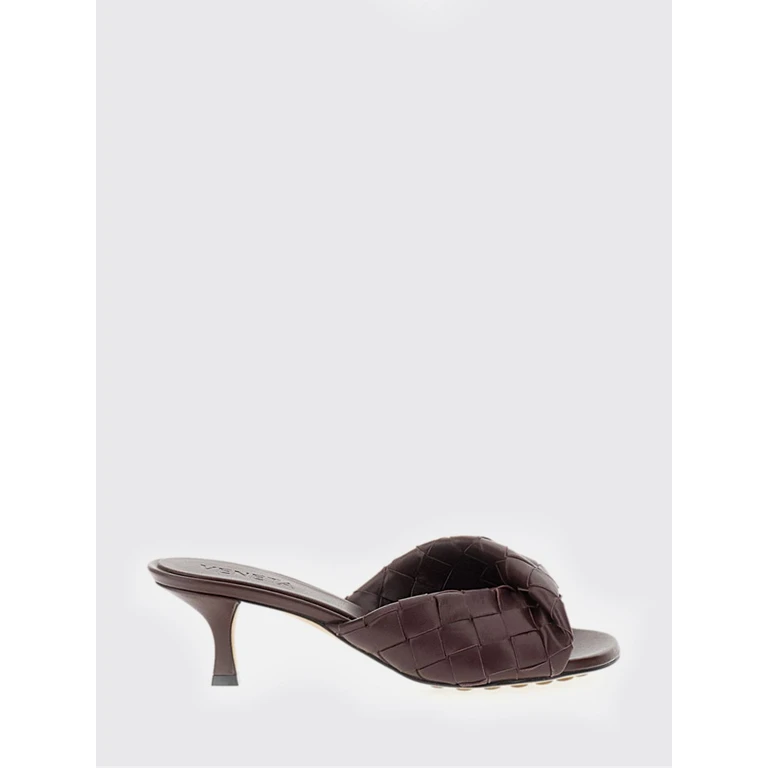 Blink Woven Nappa Mid-Heel Mule Sandals (796464V2ED06176)