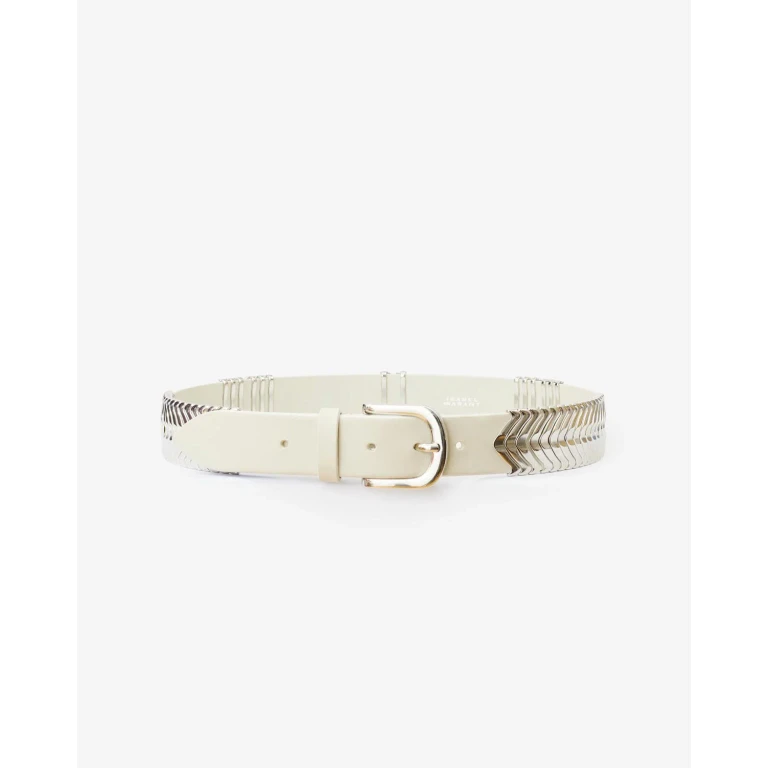 Ceinture Tehora - Femme - Écru-argenté - Taille80 - Isabel Marant