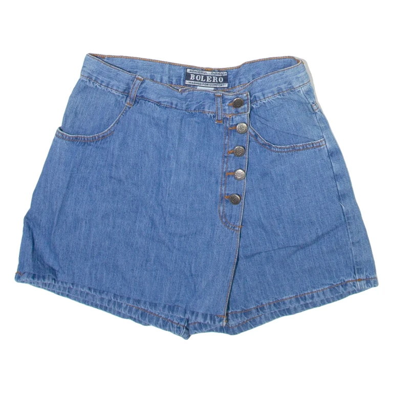 BOLERO Womens Denim Shorts Blue XS W26