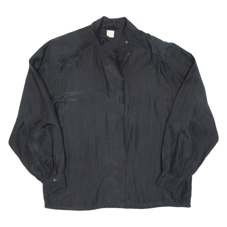 Womens Blouse Black Long Sleeve XL