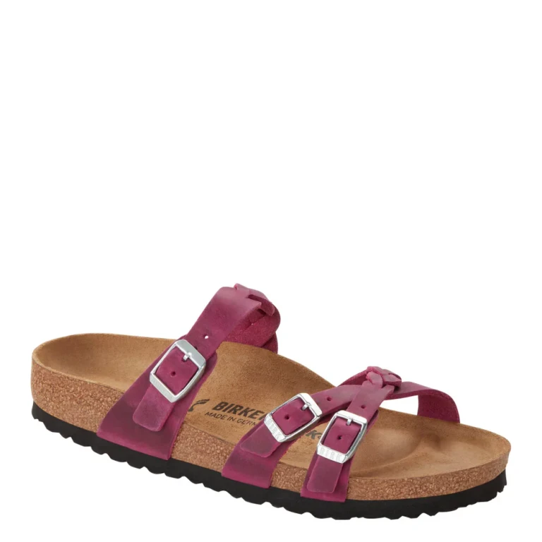 Unisex Franca Nubuck Leather SF Dark Fuchsia