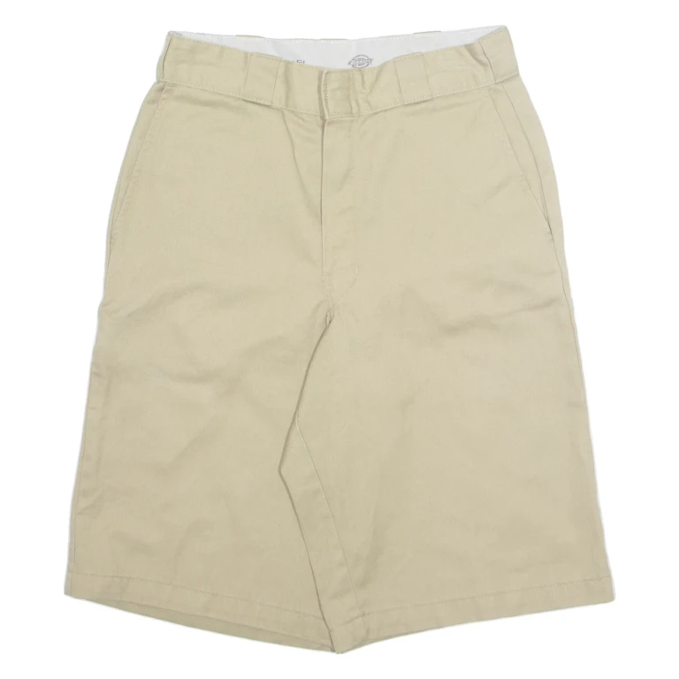 DICKIES Mens Workwear Shorts Beige Loose M W30
