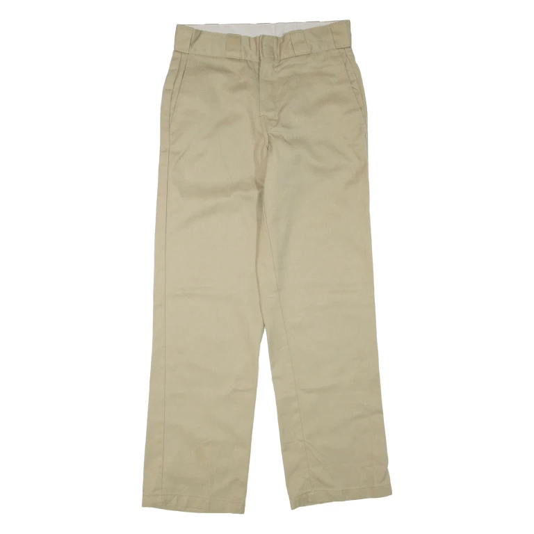 DICKIES Mens Trousers Beige Regular Straight W28 L30