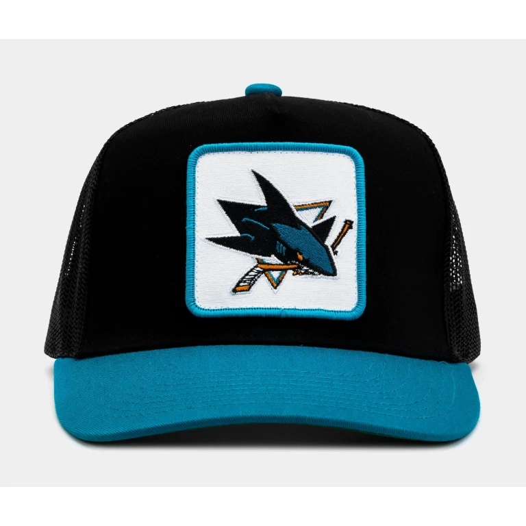 Men's NHL Truck It Trucker Sharks Hats