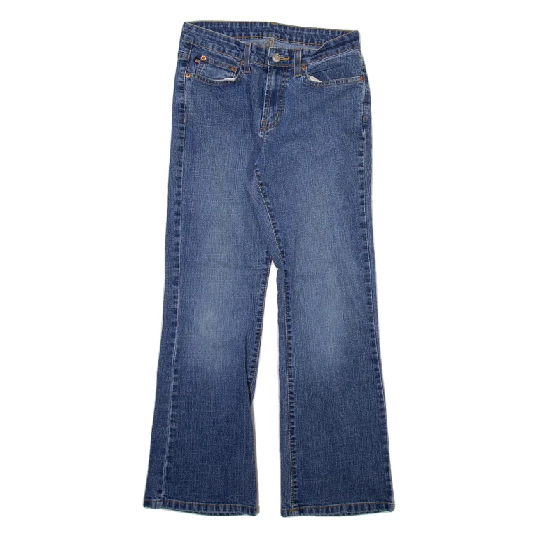 POLO RALPH LAUREN Womens Jeans Blue Regular Bootcut Stone Wash W28 L28