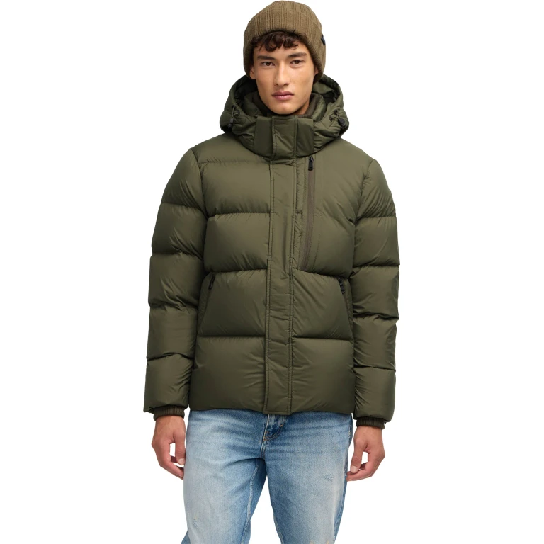 Jericho Puffer Jacket with Removable Hood - Men's