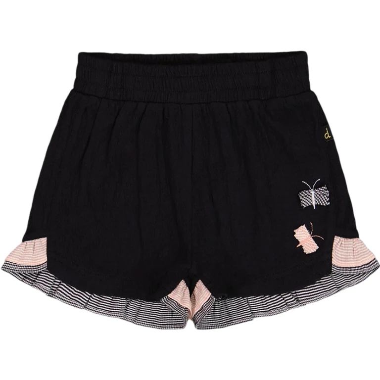 Crinkle Shorts with Frills - Little Girl
