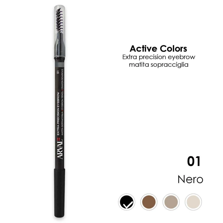 Extra precision n. 01 - black eyebrow pencil - wood