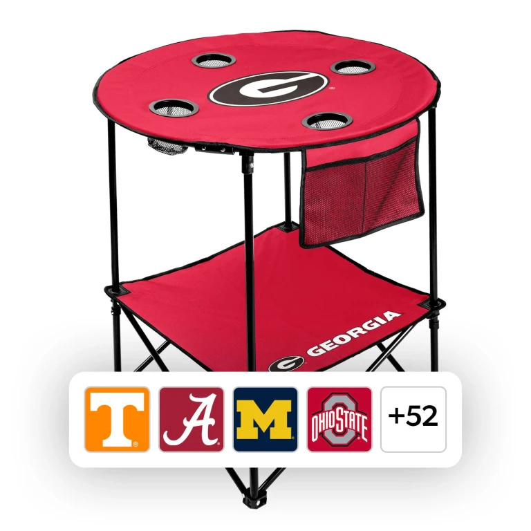 NCAA Tailgate Table - Arkansas Razorbacks:- Arkansas Razorbacks