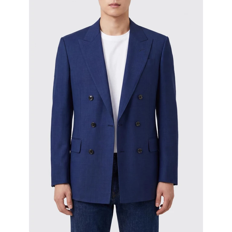 Wool Double Breasted Blazer (JLNP02W0132UBY)