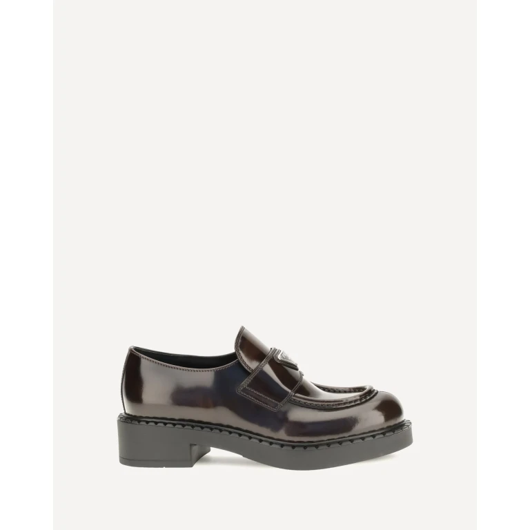 Leather logo Loafers Female 39