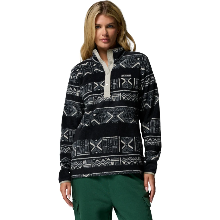 Benton Springs Printed Half Snap Fleece Pullover - Women's