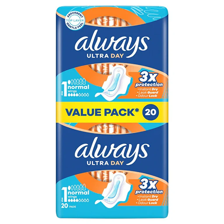 Ultra Normal Day Pads Duo 20 Pieces