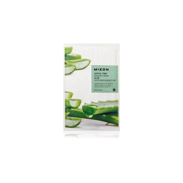 3D Face Mask with Aloe Vera to soothe and hydrate the face Joyful Time (Essence Mask Aloe) 23 g 23 g