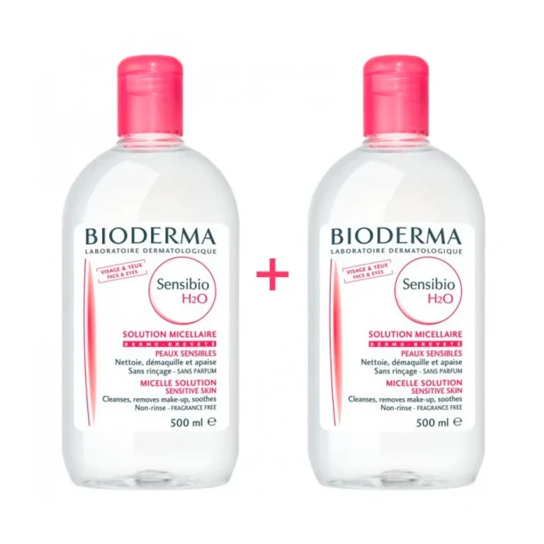 Sensibio H2O Micellar Cleansing Solution 2x500ml