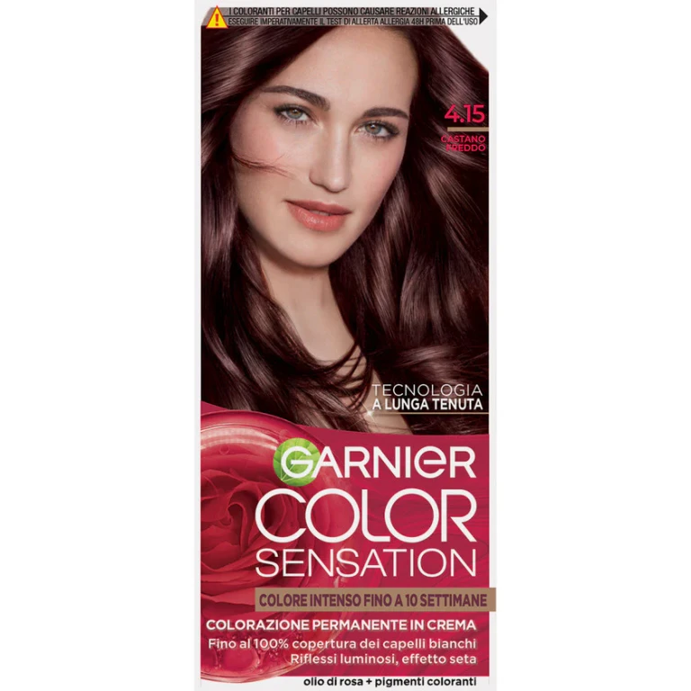 Color Sensation Permanent Cream Hair Color 4.15 Cool Brown