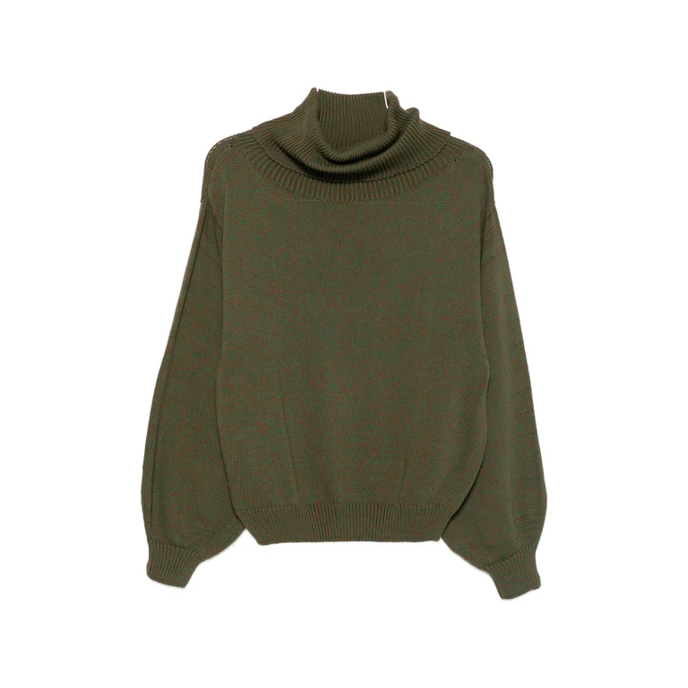 Ribbed-knit Roll-neck Sweater