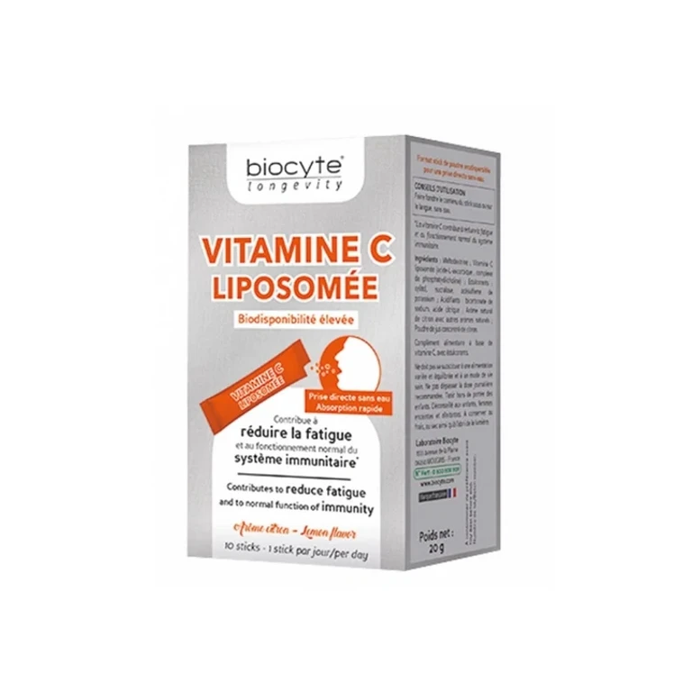 Longevity Liposomal Vitamin C Reduces Fatigue 10 sticks