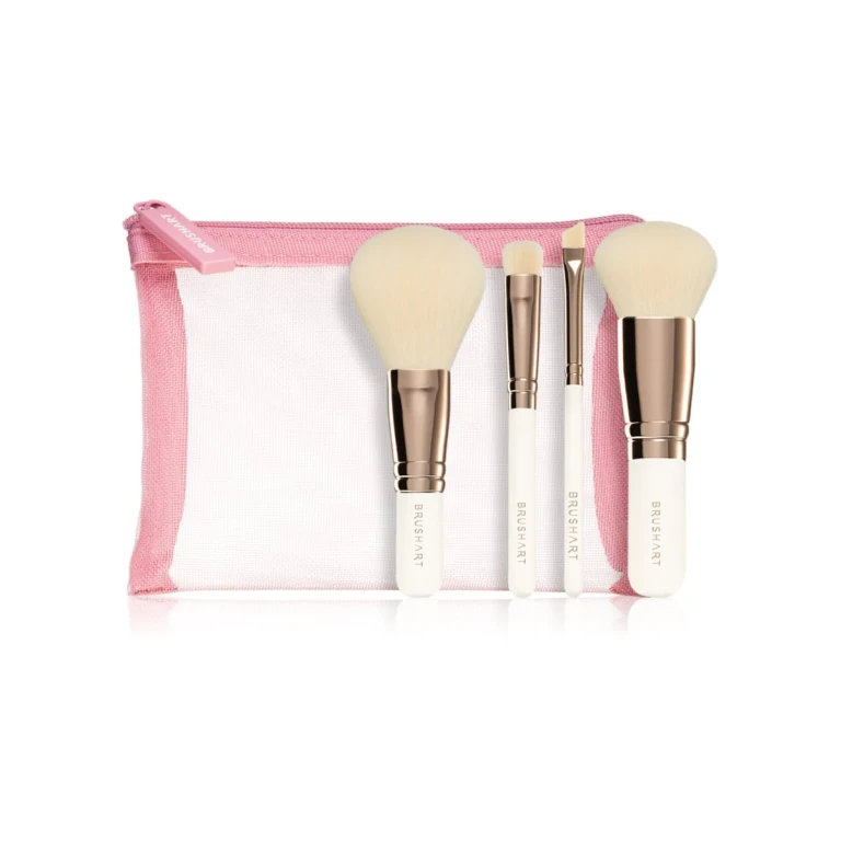 Basic On-the-go Glam mini make-up travel brush set with makeup bag (mini) 1 pc