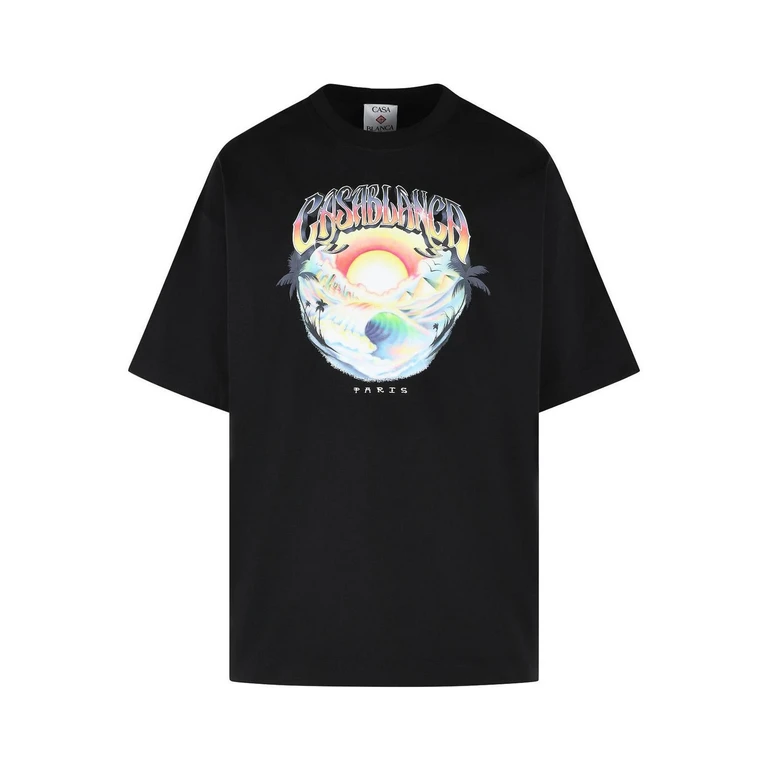 T-shirt Casablanca - Noir