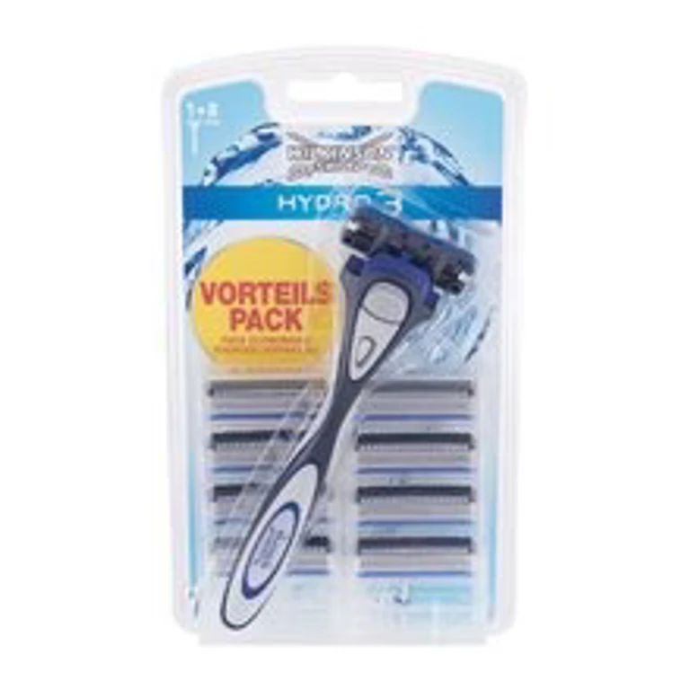 Hydro 3 Set - Razor with one head + replacement head (8 pieces)