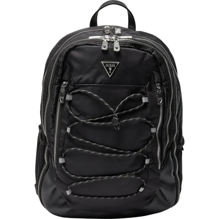 , Certosa, Nylon, Fabric Shoulder Bag, Black, HMECRNP2209, 33 x 46 x 15 cm, Men's
