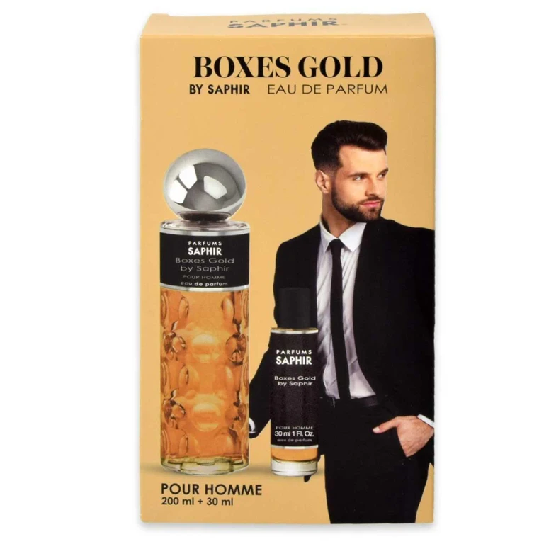 Gift Set Edp 200 Ml + Edp 30 Ml Gold Boxes