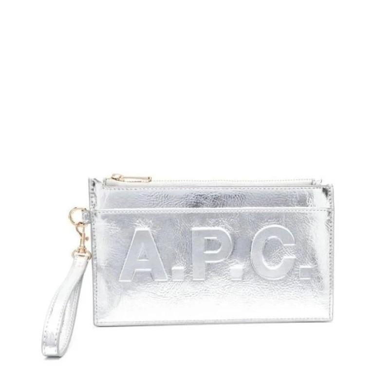 Market Faux Leather Clutch