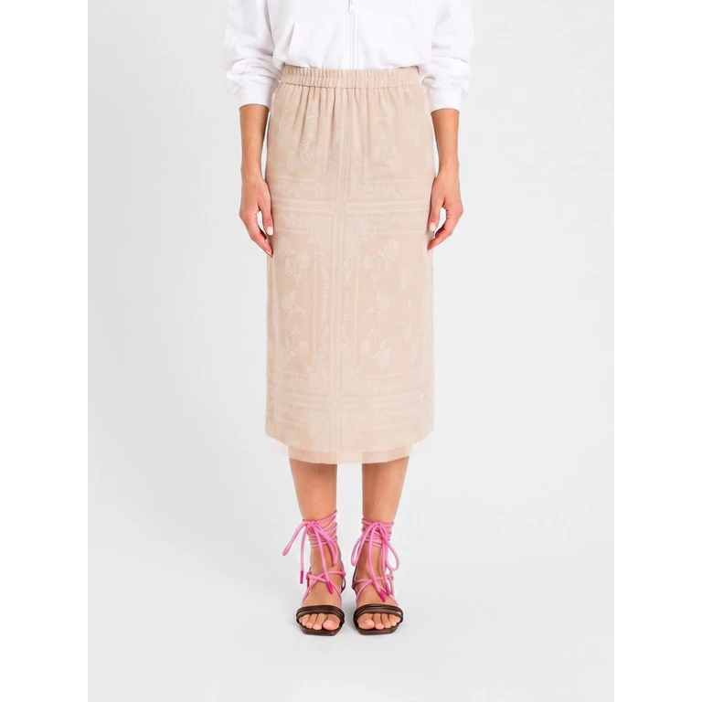Printed Viscose Skirt (261AQ210313515)
