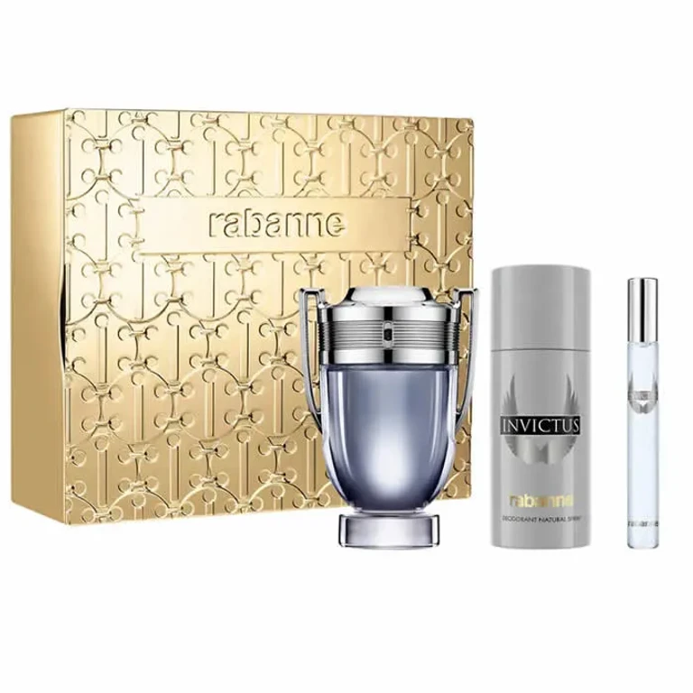 Invictus Eau de Toilette Spray 100ml 3-teiliges Set
