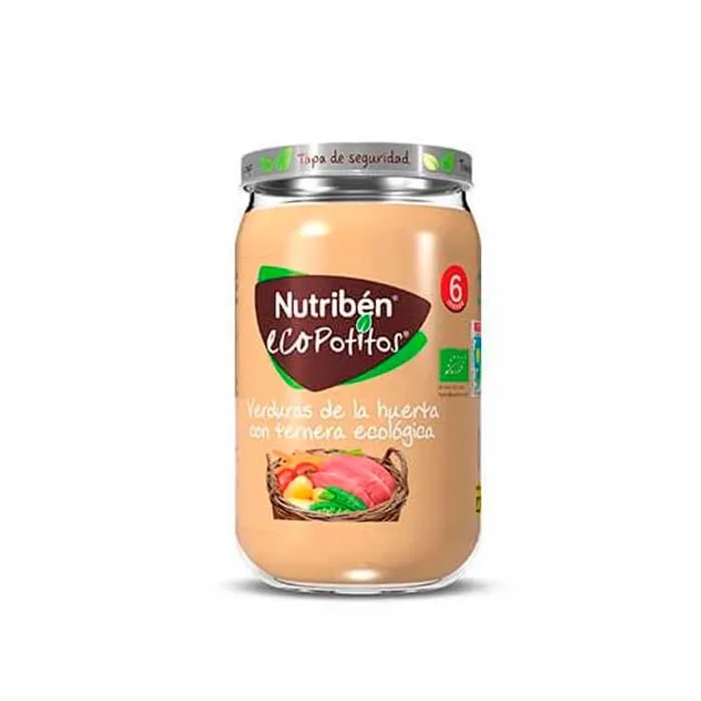 Nutribén Ecopot Garden Vegetables with Organic Beef 235 g