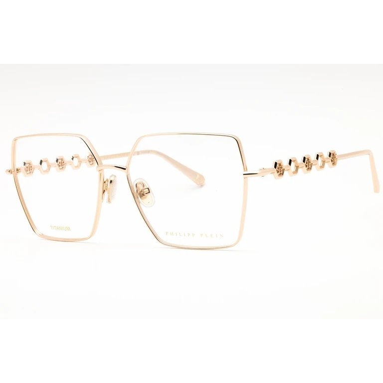 Ladies Rose Gold Tone Rectangular Eyeglass Frames VPP071M