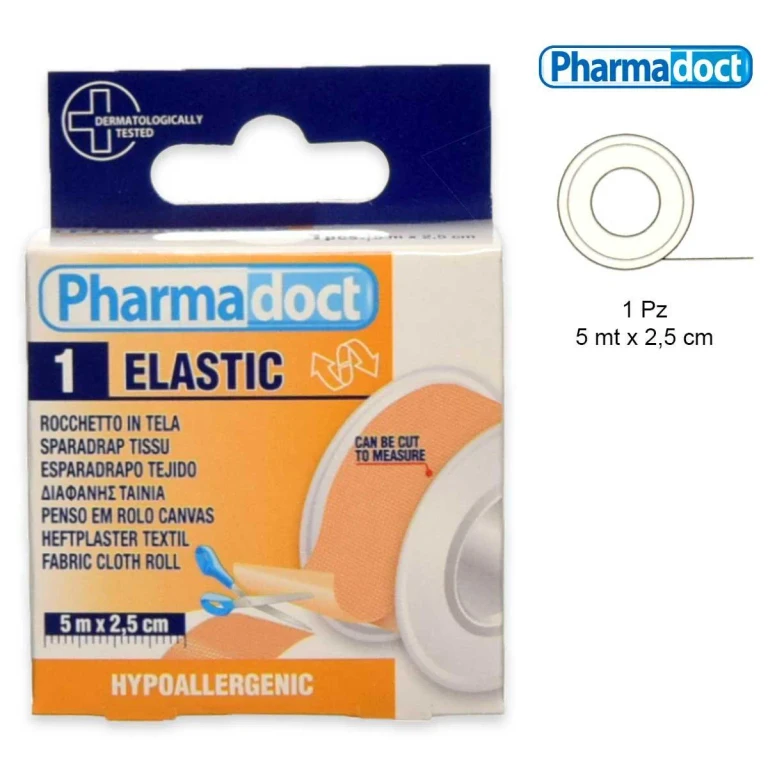 5 m x 2.5 cm elastic canvas spool