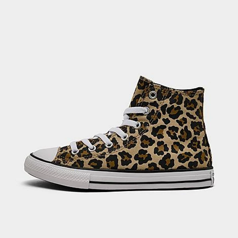 Converse Little Kids Chuck Taylor Hi Top Casual Shoes in Hay Day/Honey Stick/Black Size: 1.0