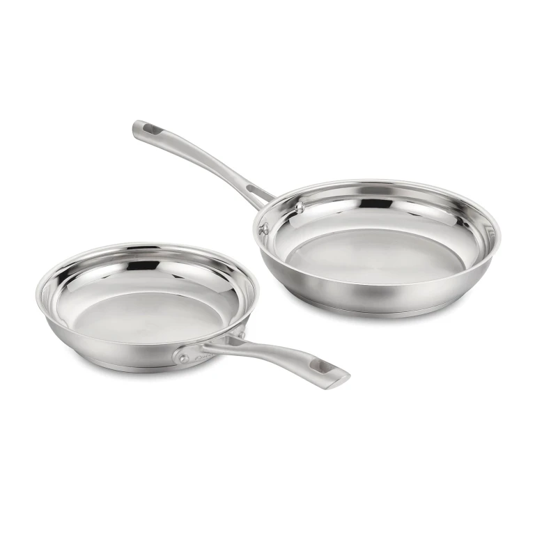 2-Piece Stainless Steel 8" & 10" Skillet Set