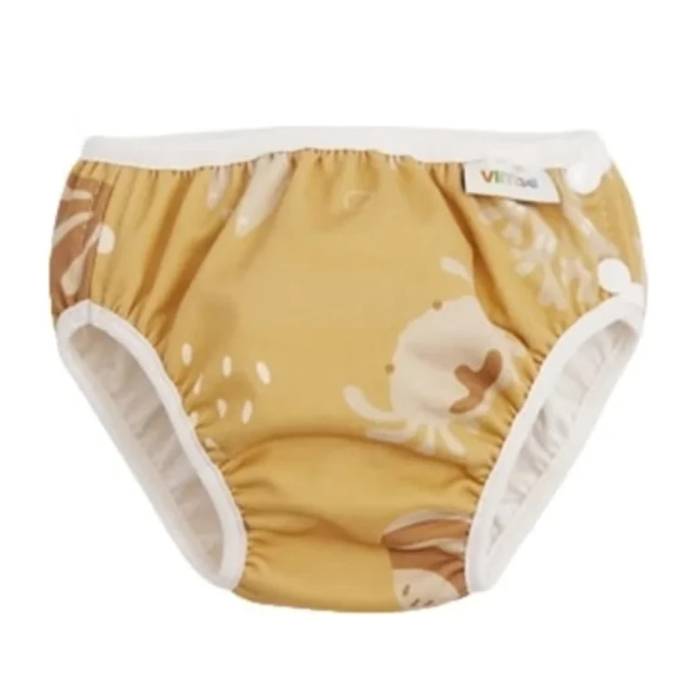 Super Large Swim Diaper-Pants, Yellow Whale