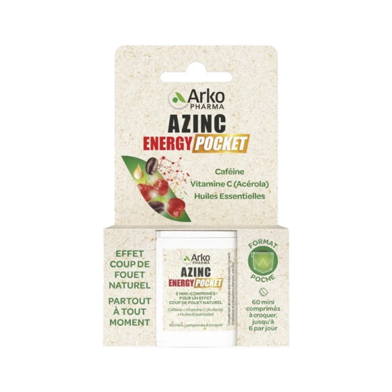 Azinc Energy Pocket 60 mini tablets