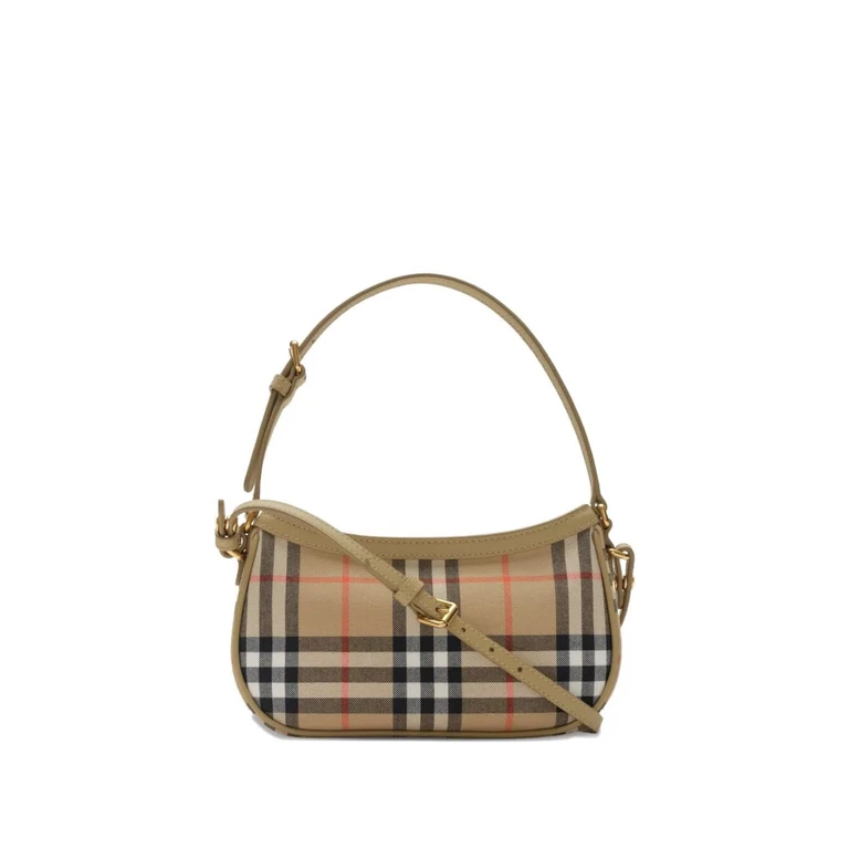 Shoulder Bag Cotton Check "Eugenie"