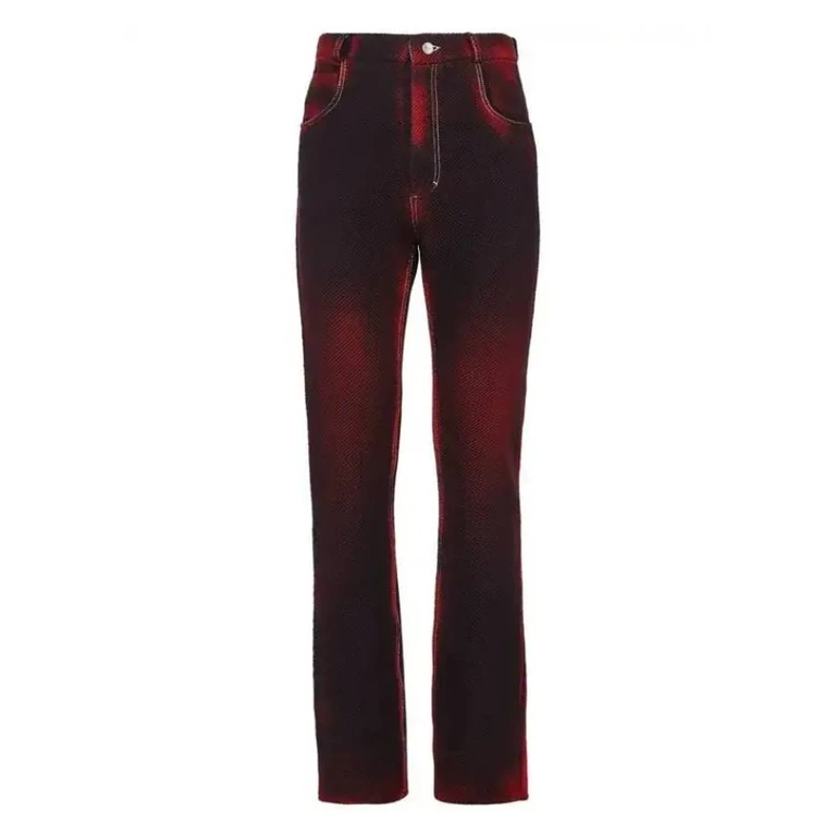 Denim Printed 5 Pocket Trousers