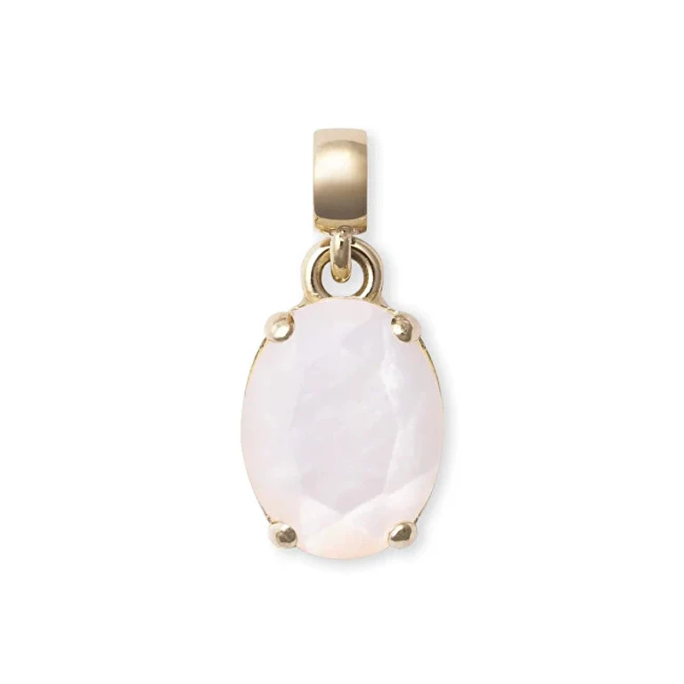 Charming Gold-Plated Pendant With Mother of Pearl Dw00401461