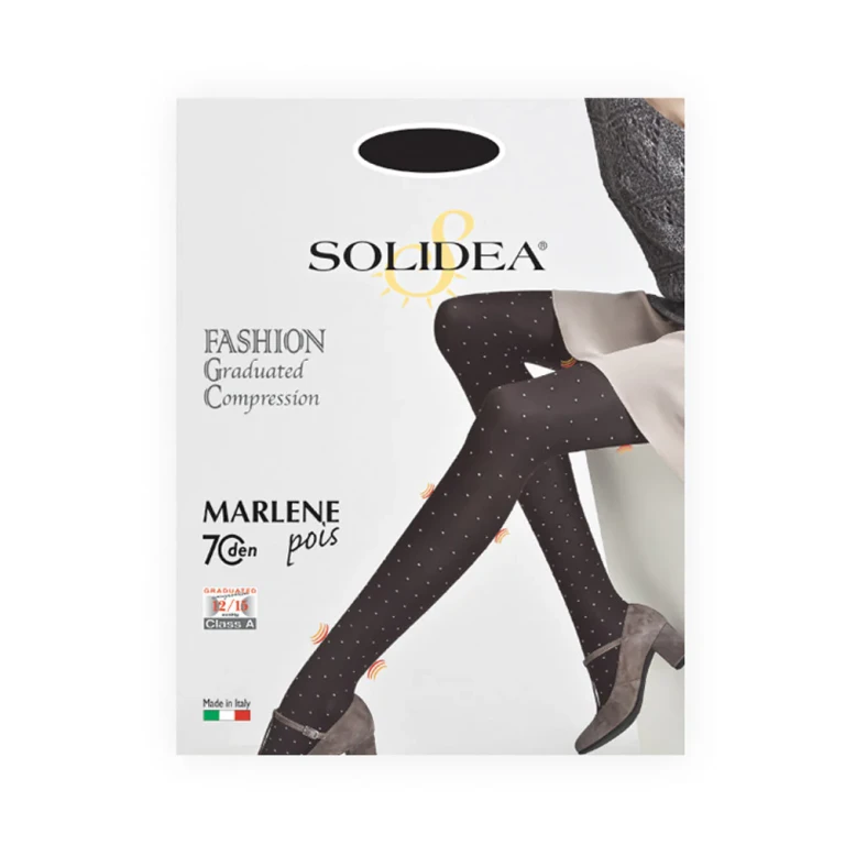 Marlene Pois Opaque Tights 70 Den Compression 12 15mmHg 4L Forest