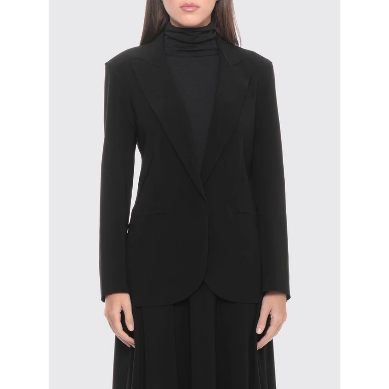 Single-Breasted Polyester Blazer (KK4264PL157001)