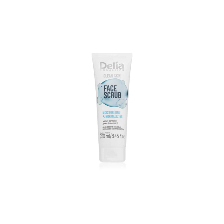 Clean Moisturizing facial skin scrub 250 ml