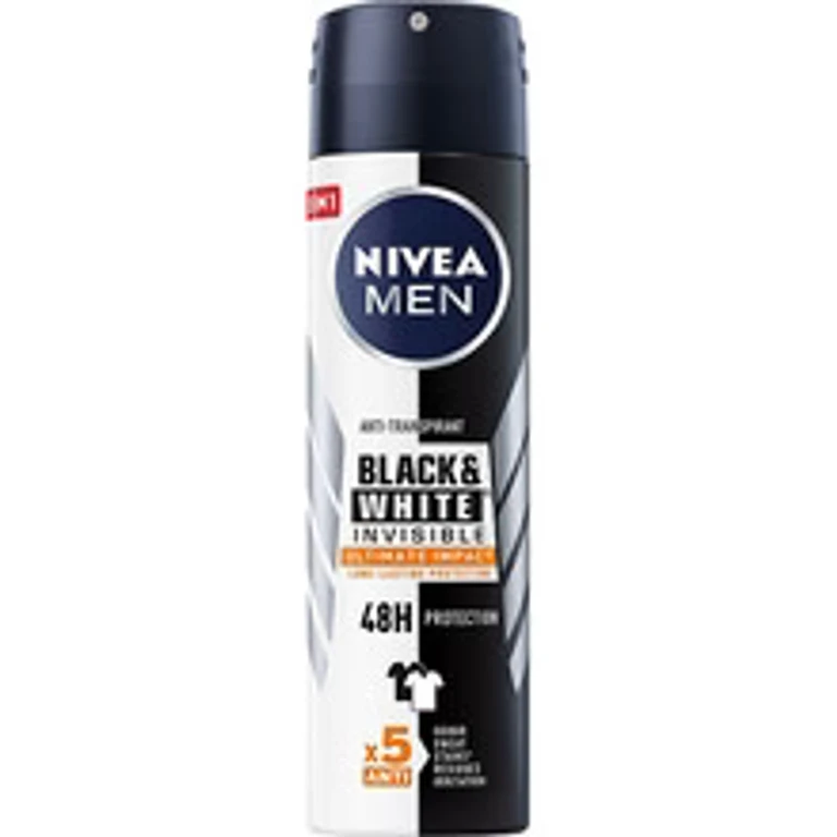 Men Invisible Black & White Ultimate Impact - Antiperspirant spray - 150ml