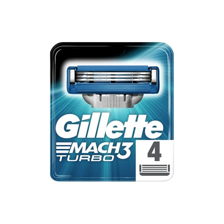 Mach 3 Turbo - Replacement head - 4 quantity