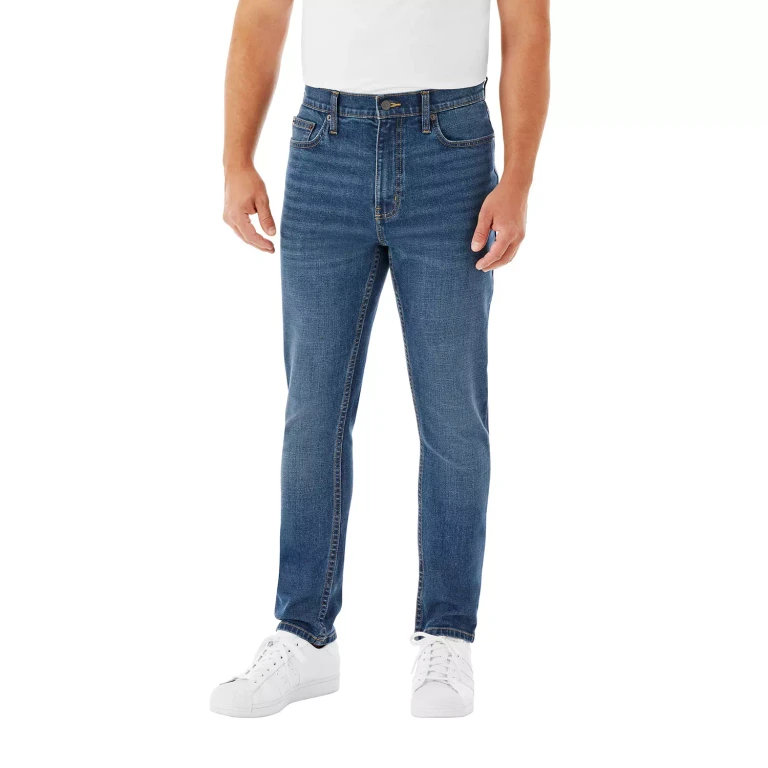 Men's Slim Fit Denim Medium Wash 34x34:- Medium Wash, 34x34