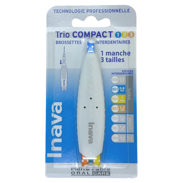 Trio Compact ISO 1/2/3 - 1 Trio Handle + 3 Interdental Brushes