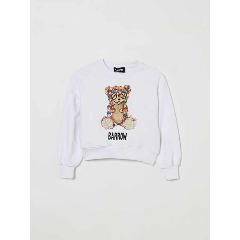 Cotton Crew-Neck Logo Sweatshirt (S6BKJGSW123002)