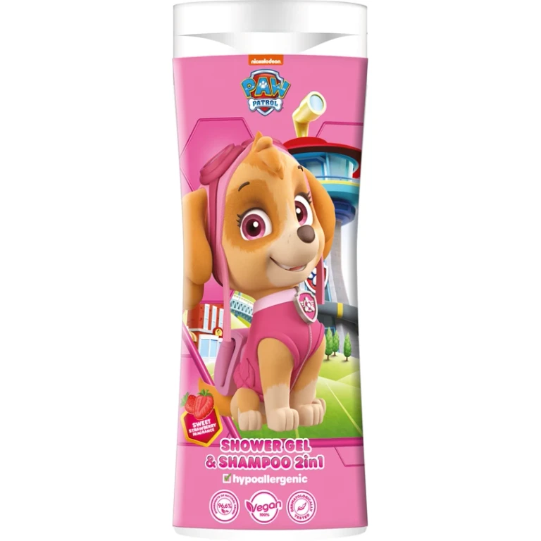 Paw Patrol 2in1 shampoo and shower gel for children strawberry 300 ml