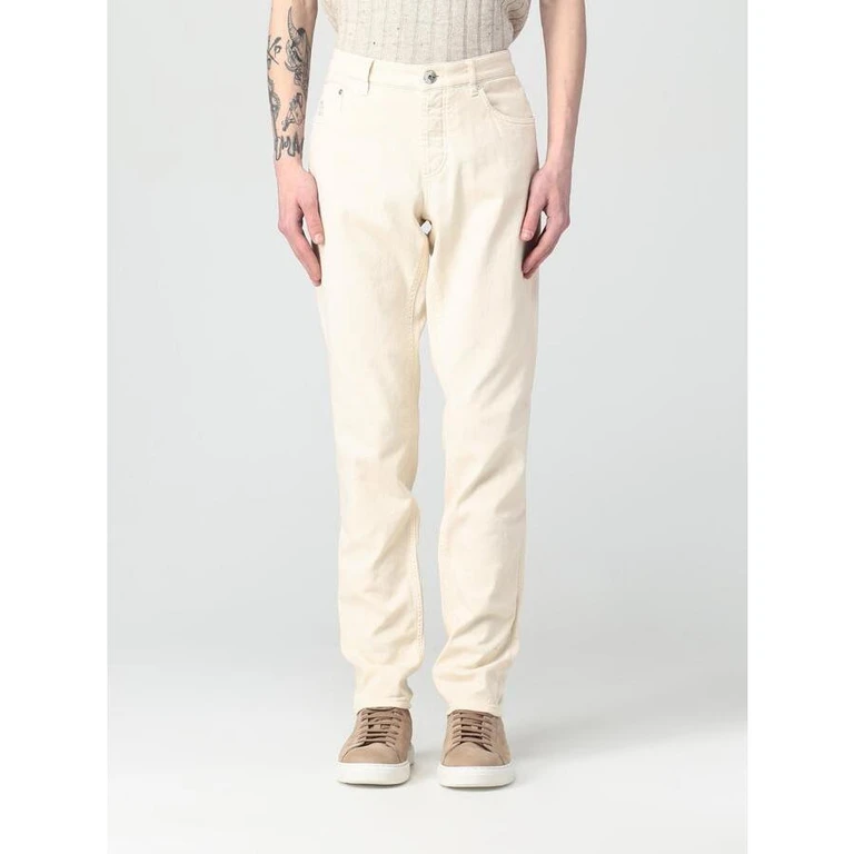 Off White Slim Trousers